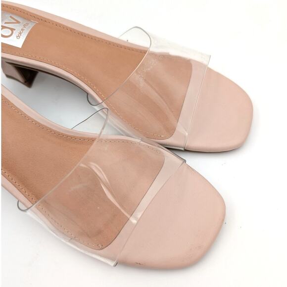 DV by Dolce Vita Brendah Slide Dress Sandal Women's Clear Size US6 EU37 - Picture 11 of 11